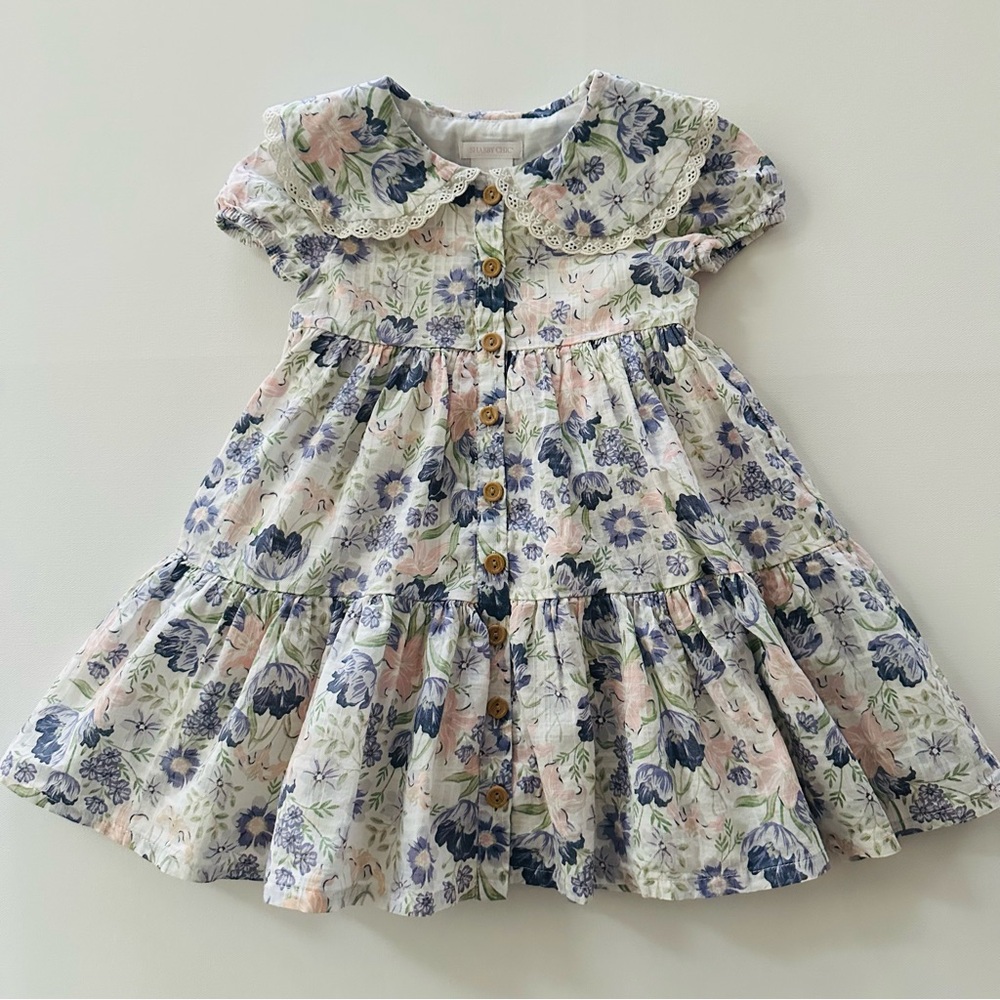 Shabby Chic 3T Toddler Girl Floral Dress Spring Summer